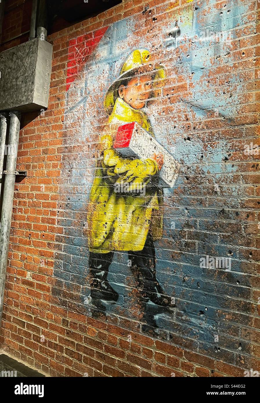 Wall Art au marché de Chelsea à New York - Image de stock capturée avec un smartphone
