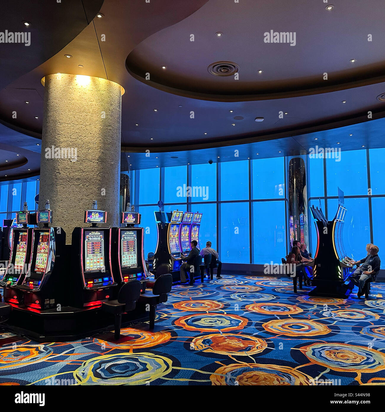 Casino, Ocean Casino Resort, Atlantic City Boardwalk, Atlantic City, New Jersey, États-Unis Banque D'Images
