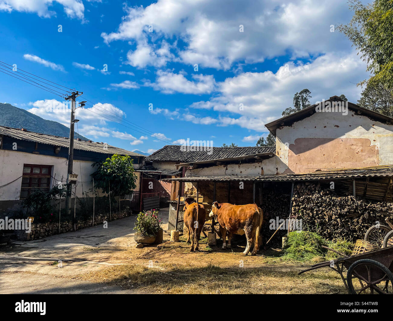 Village de Dali, Yunnan Banque D'Images