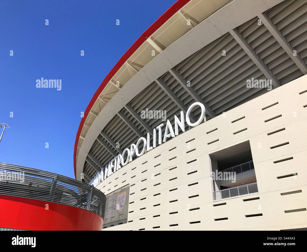 Stade Metropolitano. Madrid, Espagne. - Image de stock capturée avec un smartphone