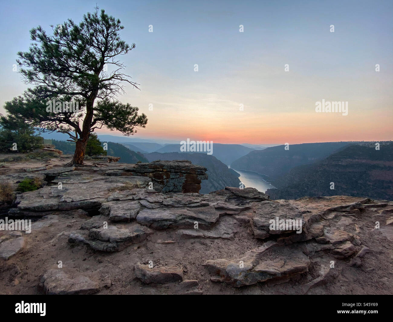 Lever du soleil dans l'Utah Banque D'Images