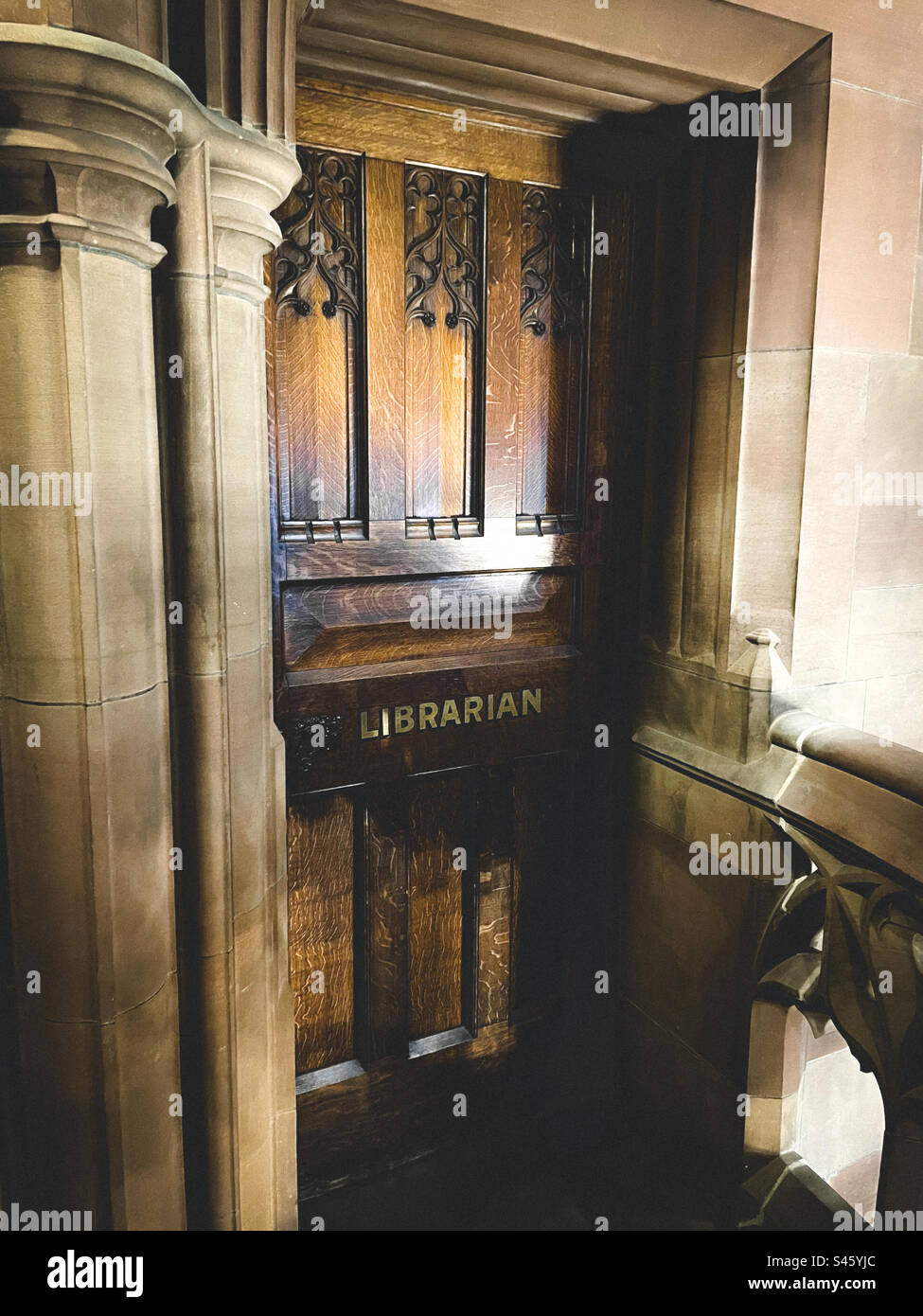 Bibliothèque Ryland, Manchester - Image de stock capturée avec un smartphone