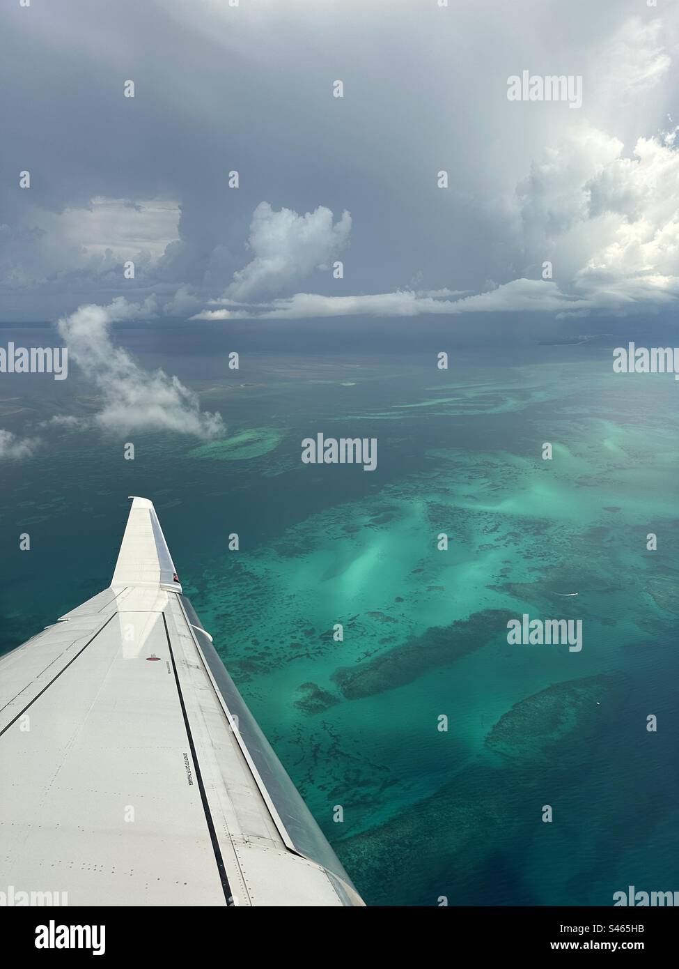 Vue aérienne des plaines côtières de l'Atlantique Floride Banque D'Images