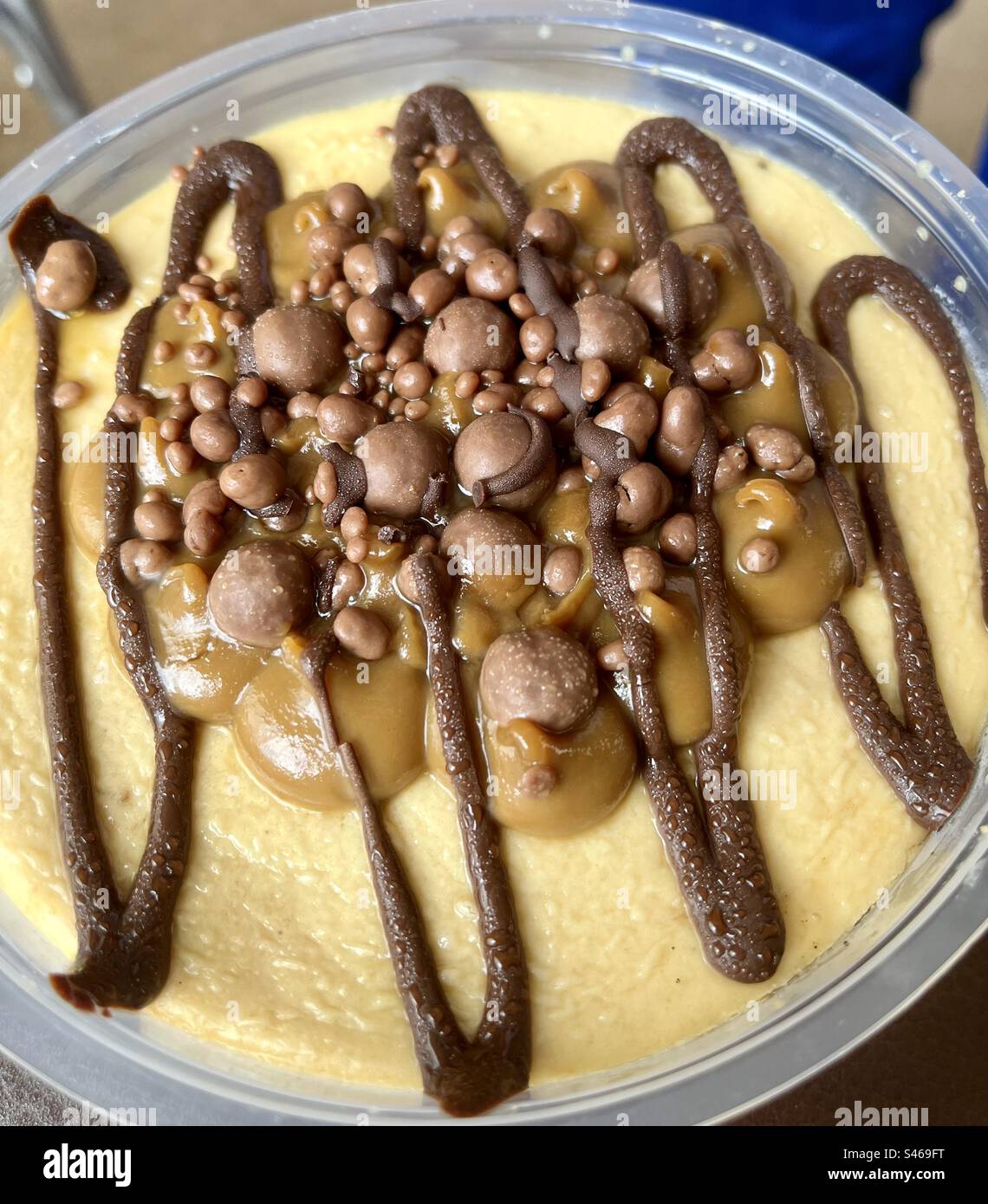 Cheesecake Marks & Spencer Banque D'Images