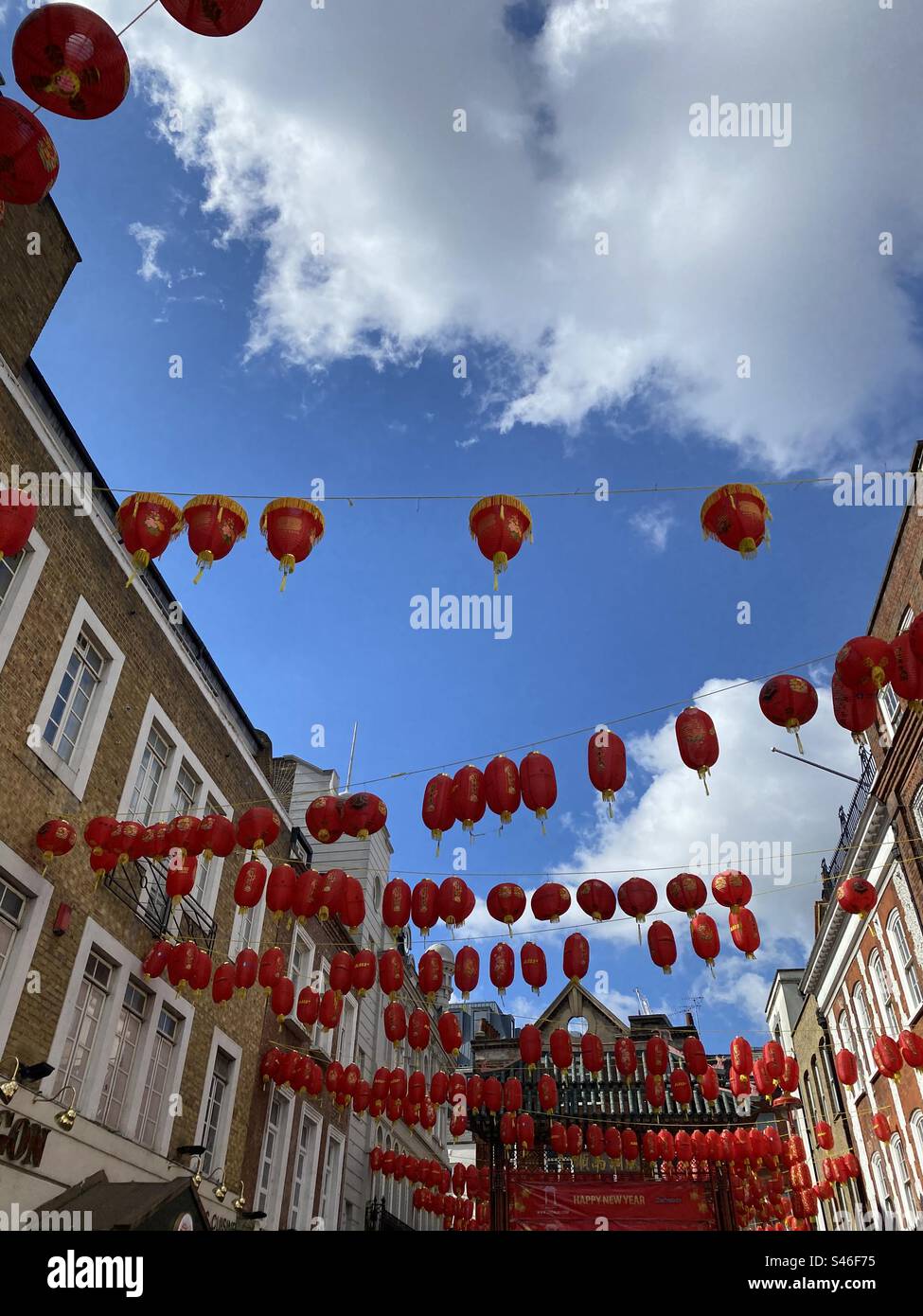 Chinatown Londres Banque D'Images