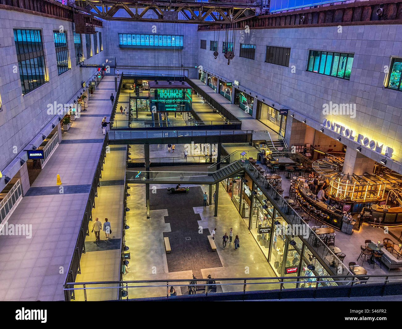 Turbine Hall, dans le nouveau complexe de la centrale électrique de Battersea Banque D'Images