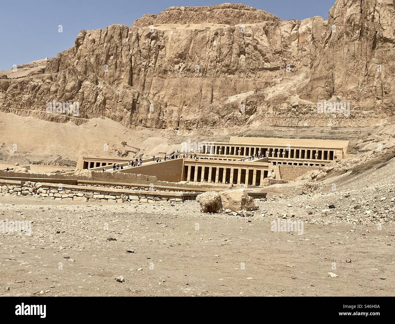 Deir el-Bahari, Louxor Banque D'Images