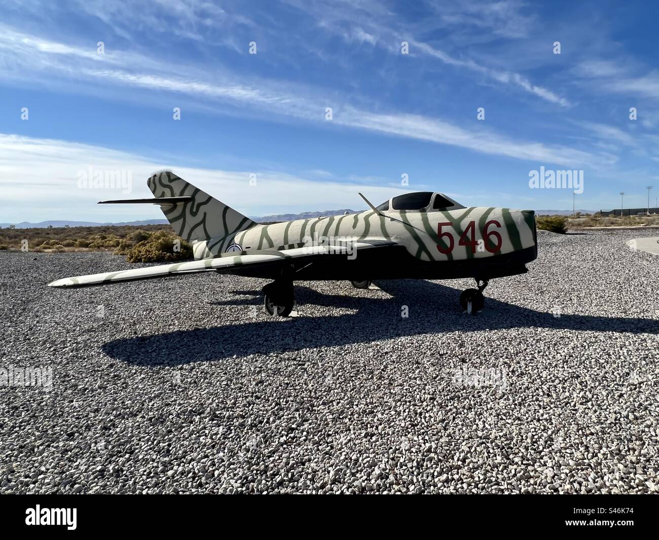 MIG 15 au zoo d'animaux de Fallon NAS Banque D'Images