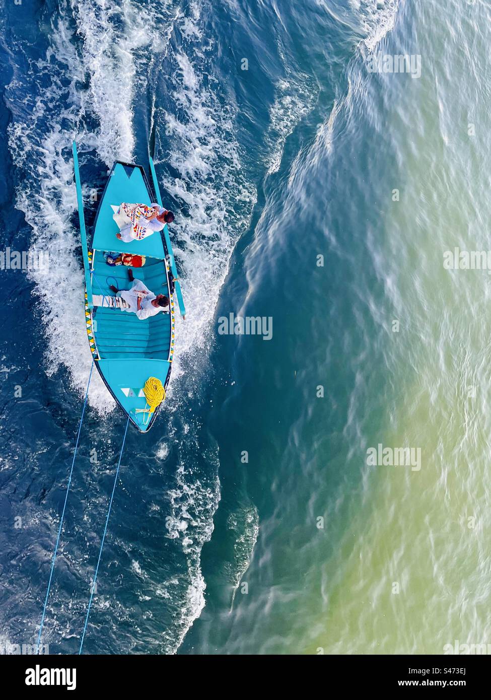 Voile sur le Nil - Image de stock capturée avec un smartphone