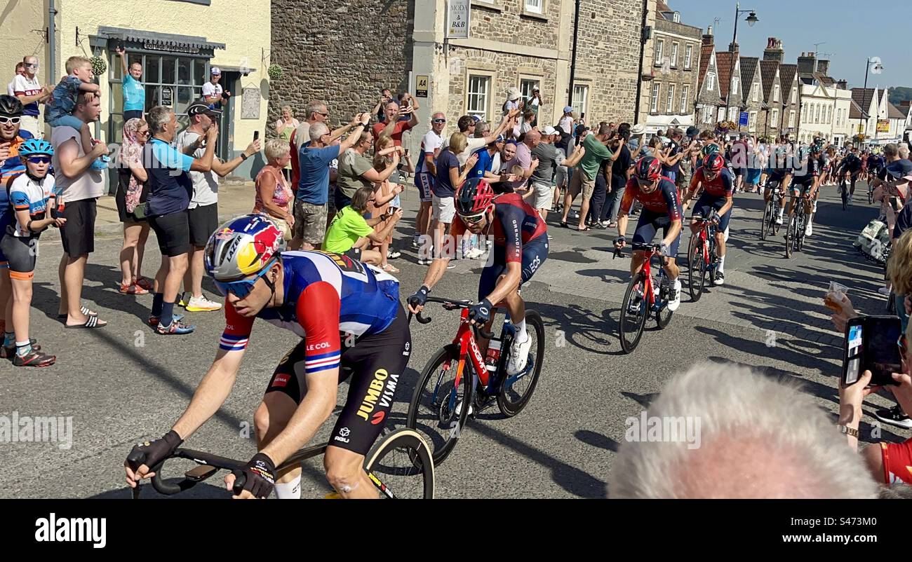 Tour à vélo de la Grande-Bretagne. Chipping sodbury. Banque D'Images