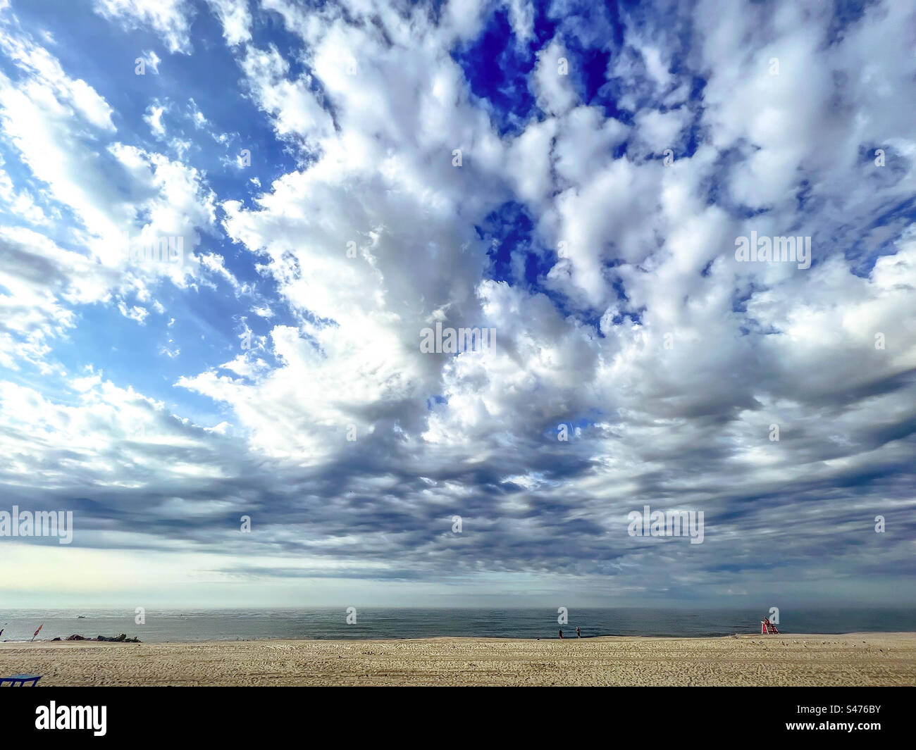 La plage de Cape May, New Jersey, le 14 août 2023. Banque D'Images