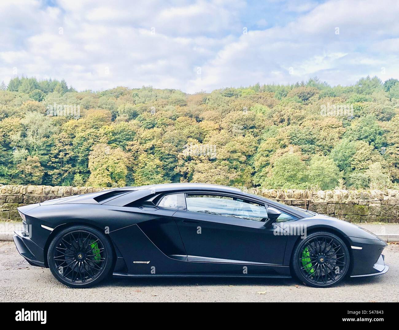 Lamborghini Aventador - Ambergate Derbyshire France Banque D'Images