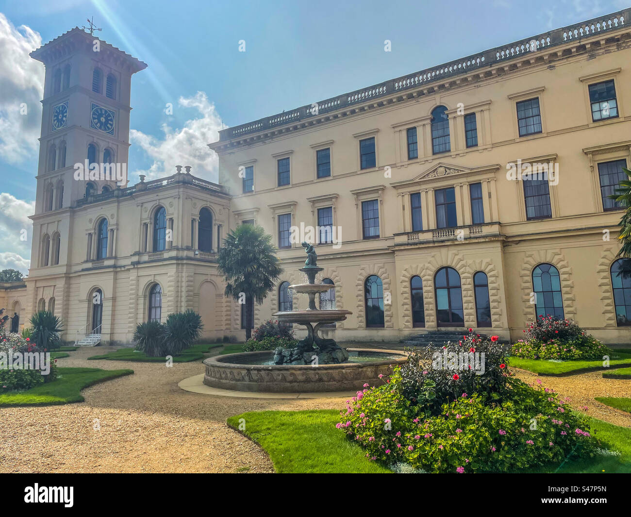 Maison Osborne, île de Wight Banque D'Images