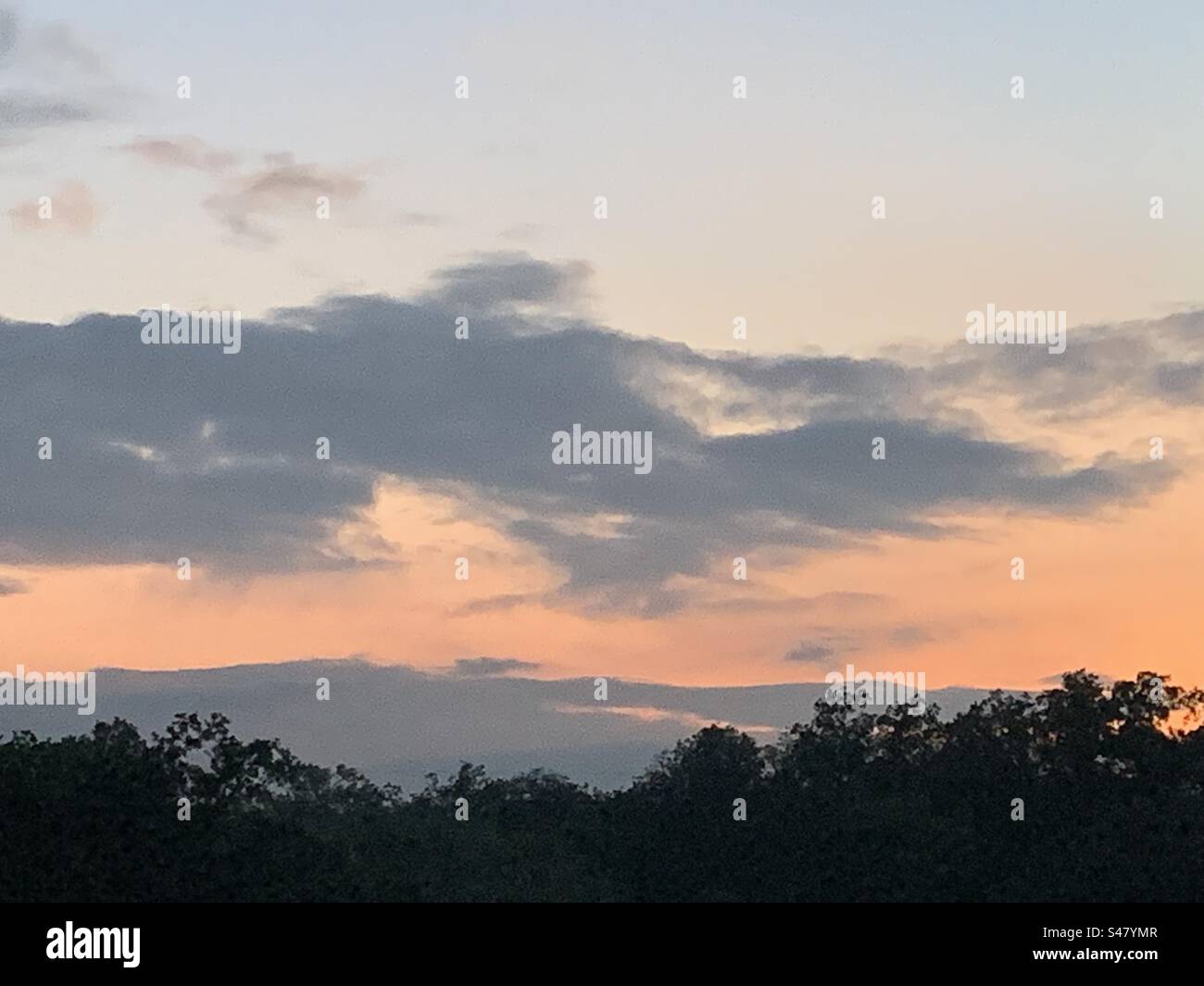 Le ciel du pays Banque D'Images