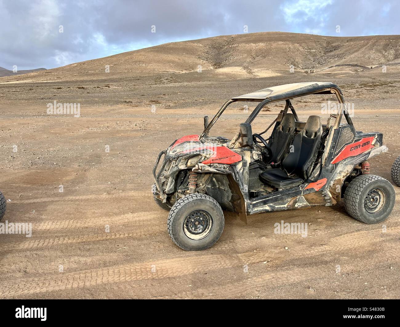 Buggy dune à fuerteventura Banque D'Images