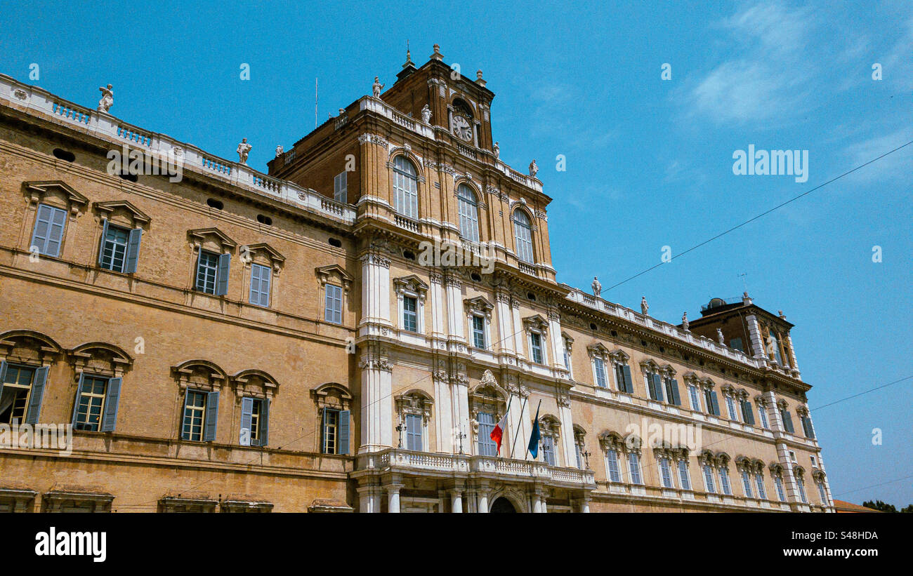 Accademia militare ou académie militaire à Modène, Italie Banque D'Images