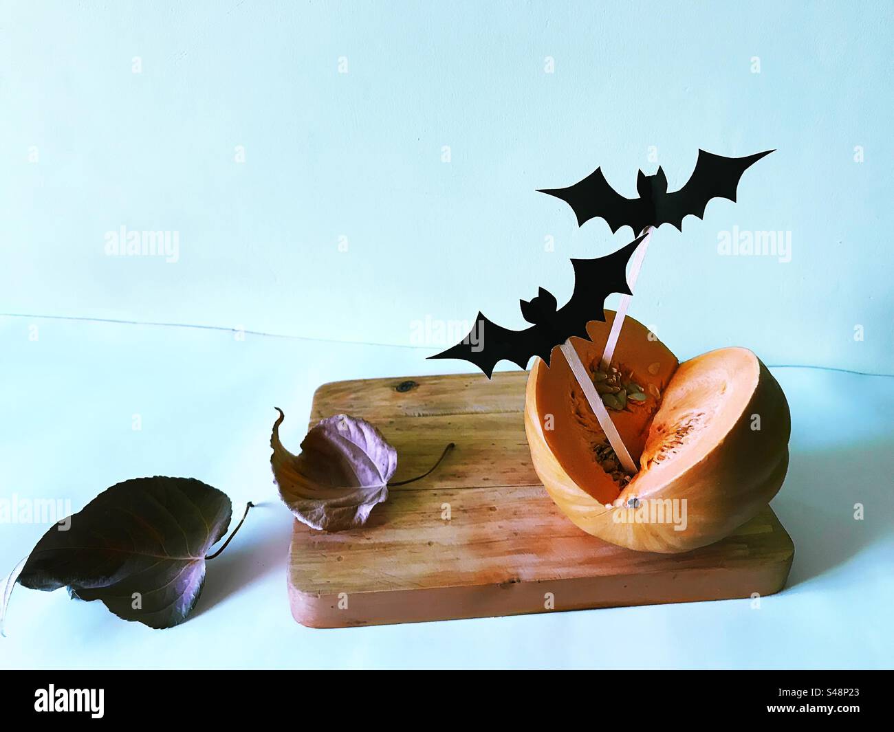 Fête de minimalisme d'Halloween Banque D'Images