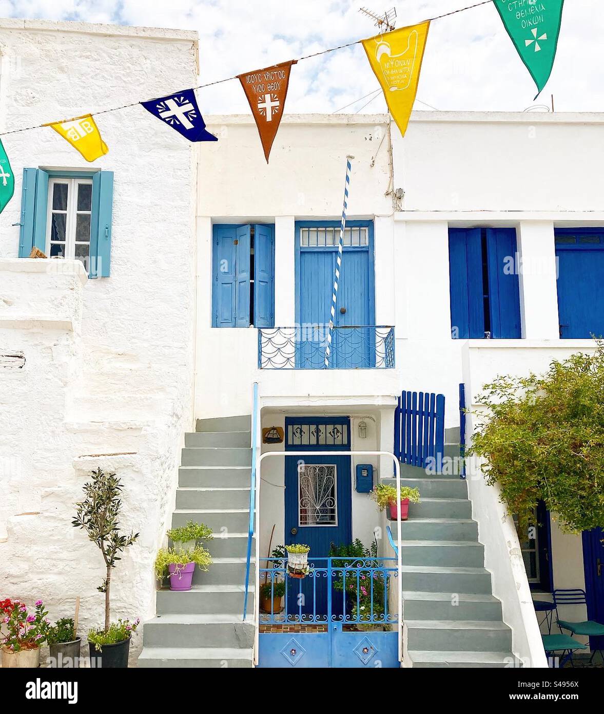 Jours d'été sur l'île de Kimolos, Grèce - Image de stock capturée avec un smartphone