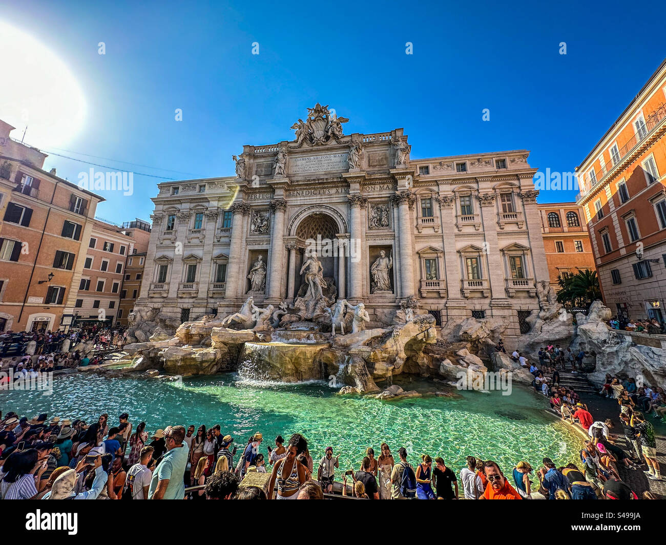 Fontaine de Trevi Banque D'Images