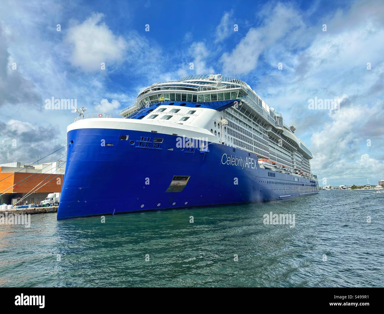 Le navire Celebrity Cruises Celebrity Apex a accosté à fort Lauderdale Banque D'Images