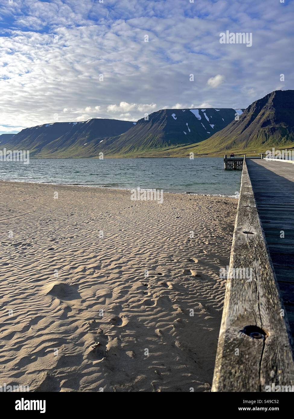 West fjords Islande paysage Banque D'Images