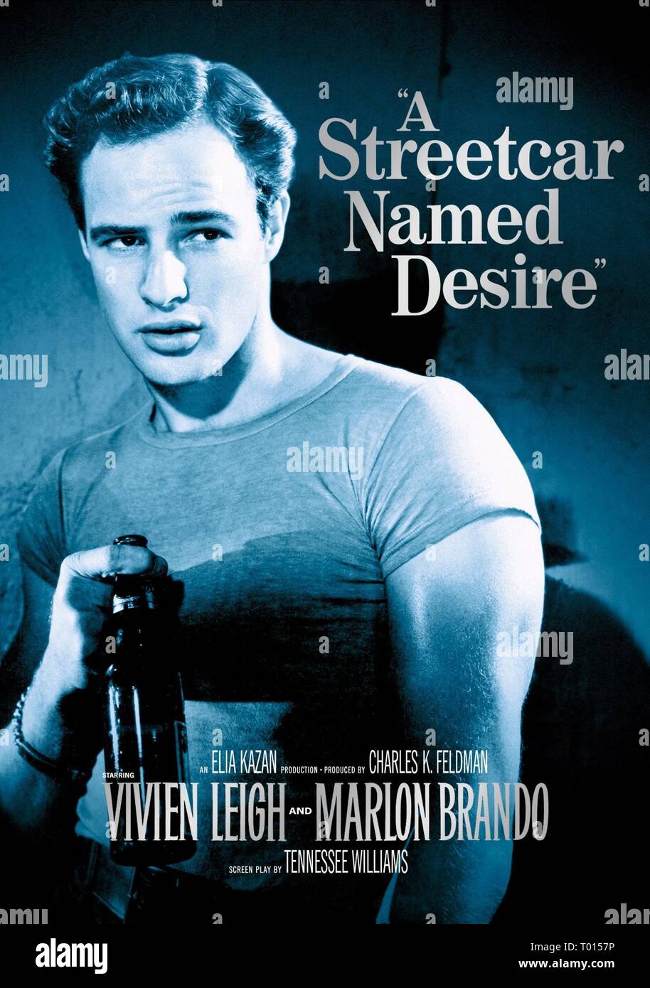 L'affiche de Marlon Brando, A Streetcar Named Desire, 1951 Banque D'Images