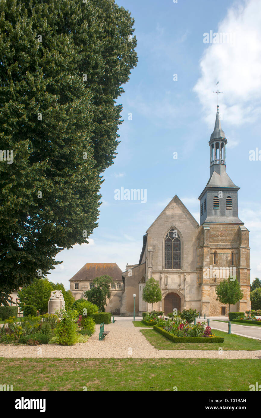 Frankreich, Champagne-Ardenne, Haute-Marne, Montier-en-Der, Abteikirche Peter und Paul Banque D'Images