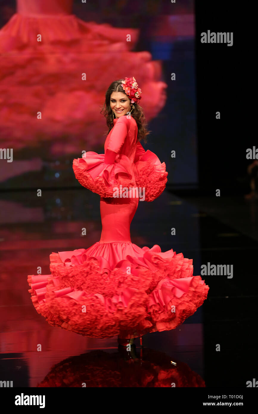 Sur le modèle catwalk Banque D'Images