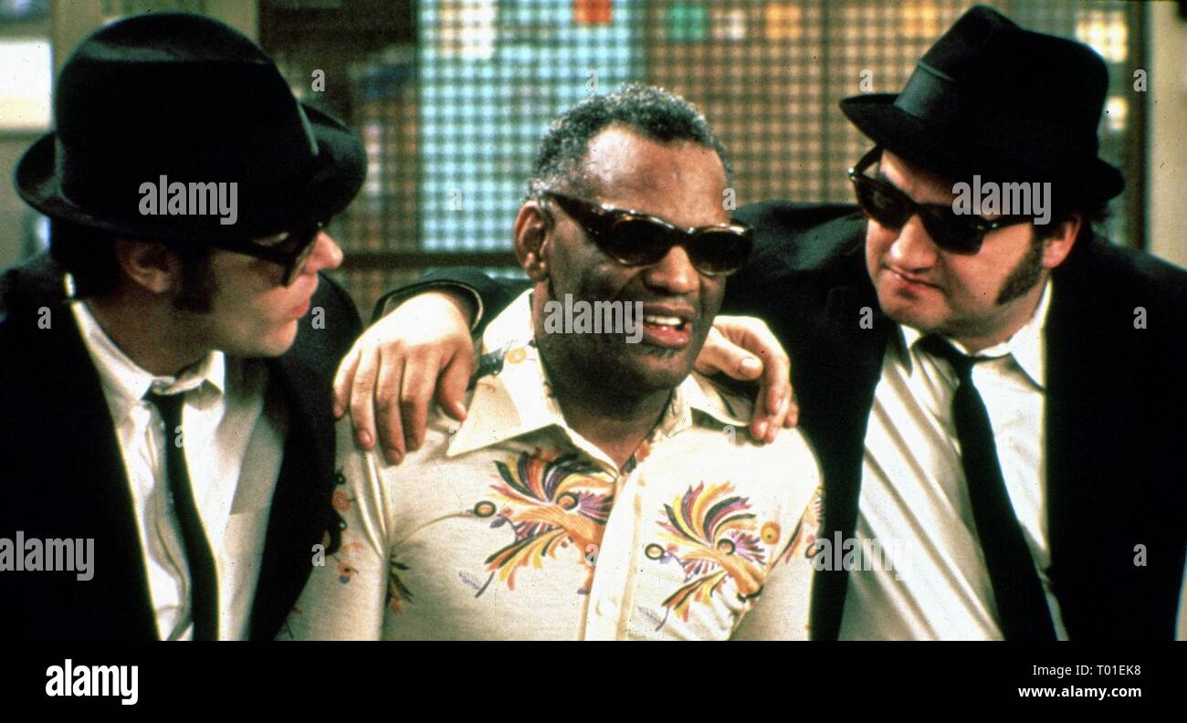 DAN AYKROYD, Ray Charles, John Belushi, THE BLUES BROTHERS, 1980 Banque D'Images