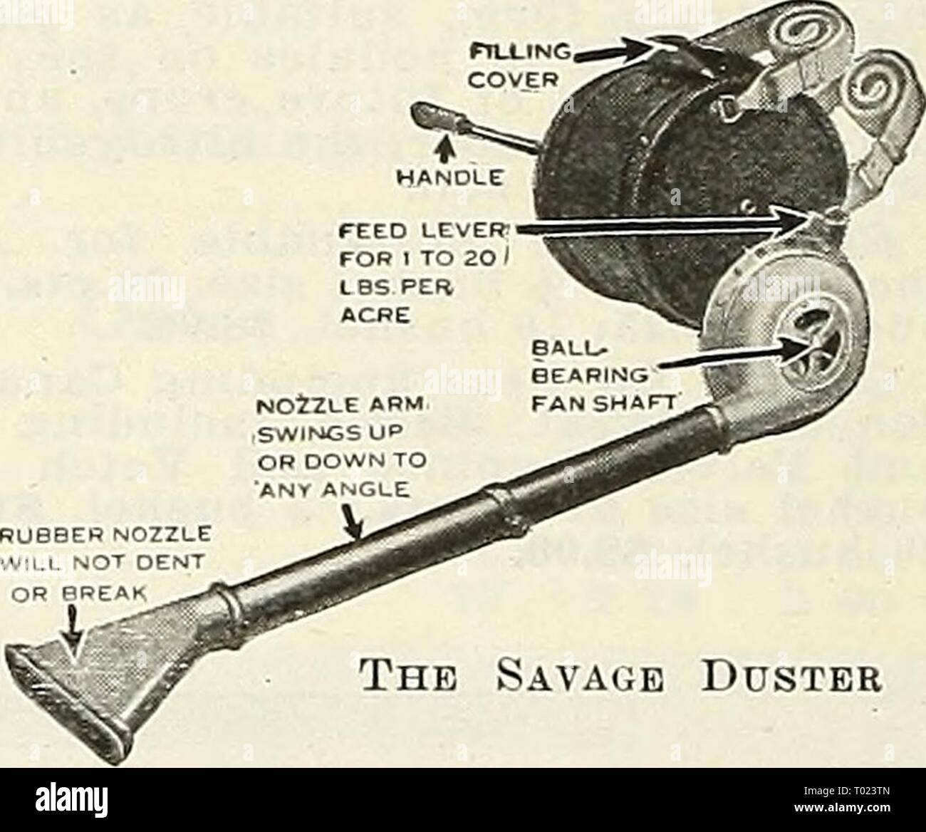 Dreer's market Gardener's wholesale price-list : fiable 1927 graines potagères, graines de fleurs, jardin, outils, engrais, insecticides, etc . dreersmarketgard1927henr Année : 1927 Le Sauvage Duster Tin Dusters, pour tamiser la poudre sur les plantes. Capacité, 2 litres V2 060 $ Banque D'Images