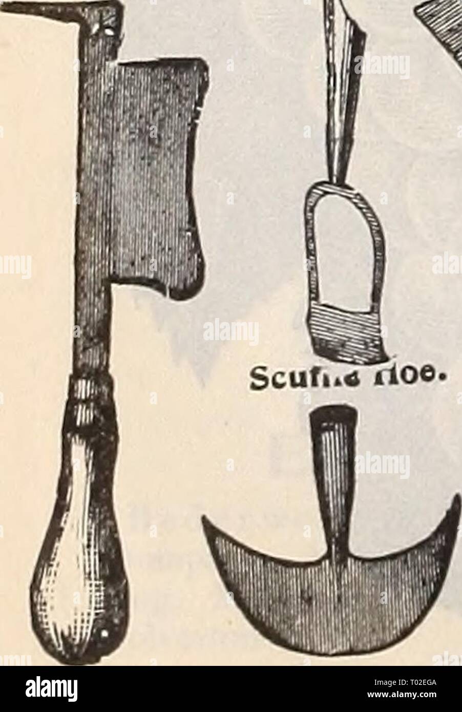 Dreer's garden : calendrier 1899 . dreersgardencale1899henr Année : 1899 Warren Hoe. Fait de houe. Scufi.un iioe. Bineuse carré. Bordure d'herbe du couteau. Litière Dock. Asperges Porc main Couteau, 14 po. de long, avec une scie, anglais $150 ' ' ' ' plain, American 30 Bill Hook. 81,25 ; Serpe, pour les haies . . 2 00 manches. (Stable. ) Debout rotin 60 ' ' Push, 14 in., rotin ou de cacao 50 Alimentation des veaux. La petite 250 Mill. Â§12,00 junior, senior, 2000 Couteau de maïs. Eureka, 30 cts., l'anglais .... 75 Dibble. Fer à repasser, fer à repasser 25 cts., i . 40 c.s., laiton pt. . Quai 50, de l'extracteur ou Lifter, lourd 1 '5 Dock et les mauvaises herbes, de l'élévateur Banque D'Images