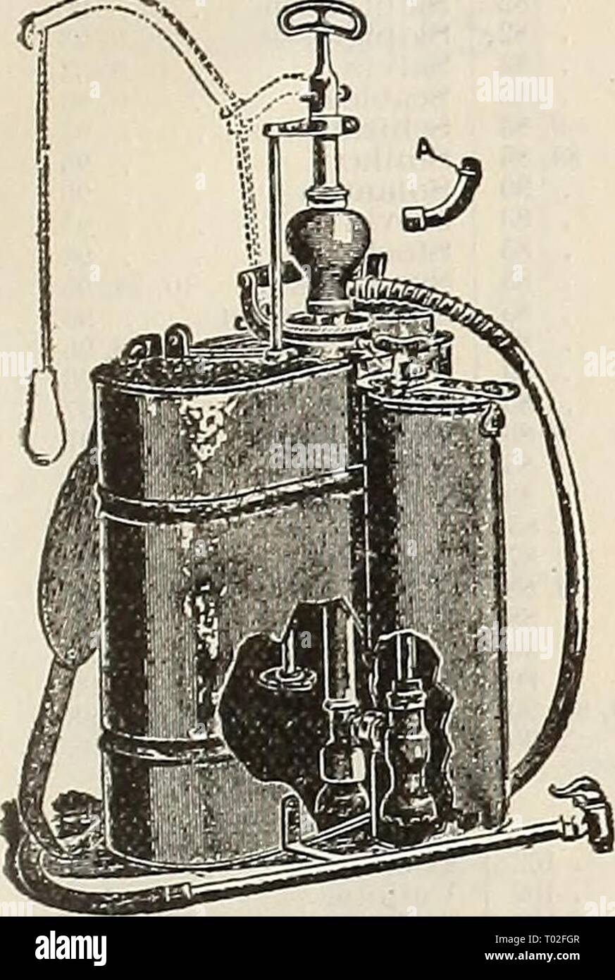 Dreer's garden : calendrier 1900 . dreersgardencale1900henr Année : 1900 1 001 75 150 BFI.I.OWS. 'Woodason 3 Poudre double cône de 3 soufflets 00 ' Grand Single Cone 1 '5 ' petit cône unique 1 00 ' Les petits soufflets Spray ' grand ' ' ' ' soufre COPPEK LES PULVÉRISATEURS À DOS. Stahl's. N° 1, 4 gallons 11,00 $ ; n°2... 12 00 Succès. 5 gallons J, ? ^n ' avec pièce jointe au kérosène lb 00 PVMPS. La pompe de pulvérisation Canon impérial. Très pow- laiton, fabriquer J uan chambre ( Myers') 6 oO Gardener'5 choix Spray tenue. Un nouvel appareil, détient 25 gallons, inclinée avec petit bijou du Gakdenek Pompe Cho : Tenue, sac à dos, avec succès Thk Ker Banque D'Images