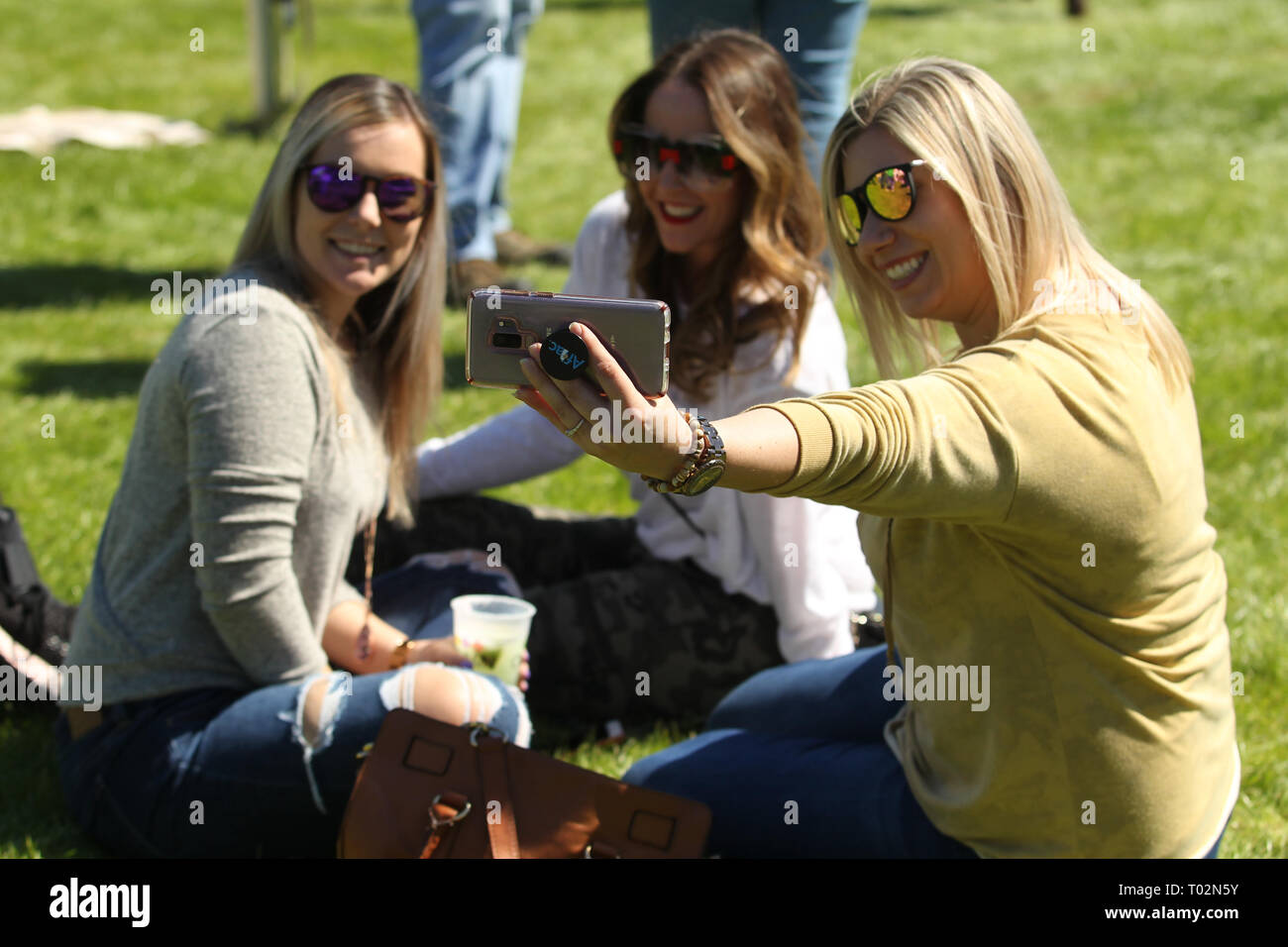 Hot Springs, Arkansas, USA. Mar 16, 2019. 16 mars 2019 : au cours de la journée à Enjeux rebelles Oaklawn Park à Hot Springs, Arkansas. © Justin Manning/Eclipse Sportswire/CSM/Alamy Live News Banque D'Images