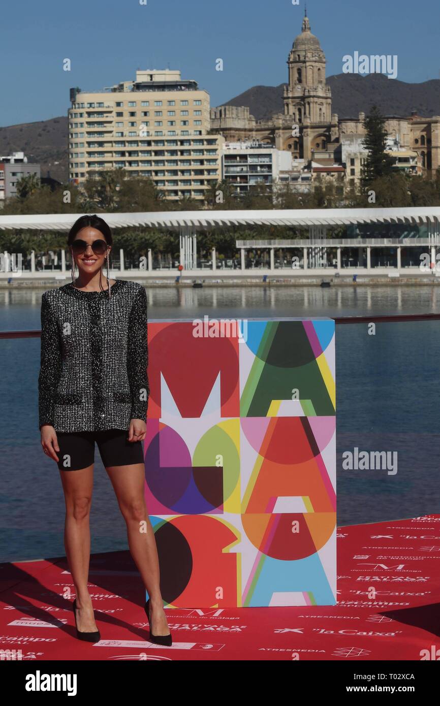 Malaga, Espagne. 16 mars 2019. Macarena Garcia actrice pendant le photocall du film ' A pesar de todo ' au cours de la 22e édition du Festival de Cinéma de Malaga à Malaga Samedi 16 Mars 2019 Presse Cordon Cordon Crédit : Presse/Alamy Live News Banque D'Images