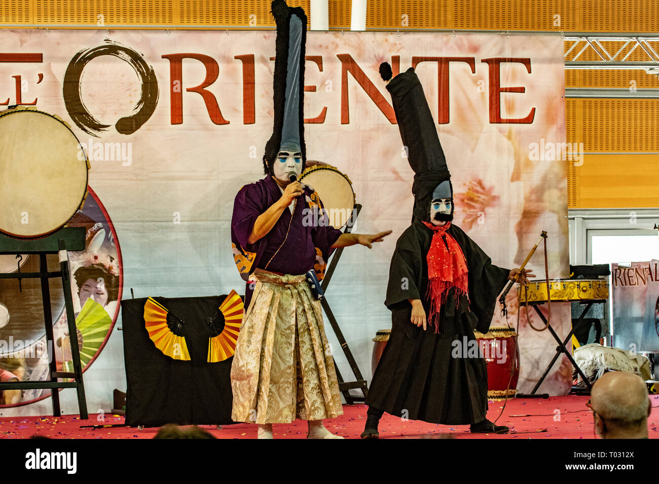 Festival de l'Orient -clowns japonais Crédit : Ojarus Realy Easy Star/Alamy Live News Banque D'Images