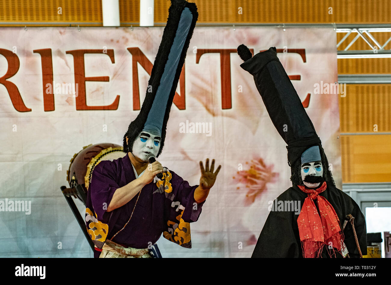 Festival de l'Orient -clowns japonais Crédit : Ojarus Realy Easy Star/Alamy Live News Banque D'Images