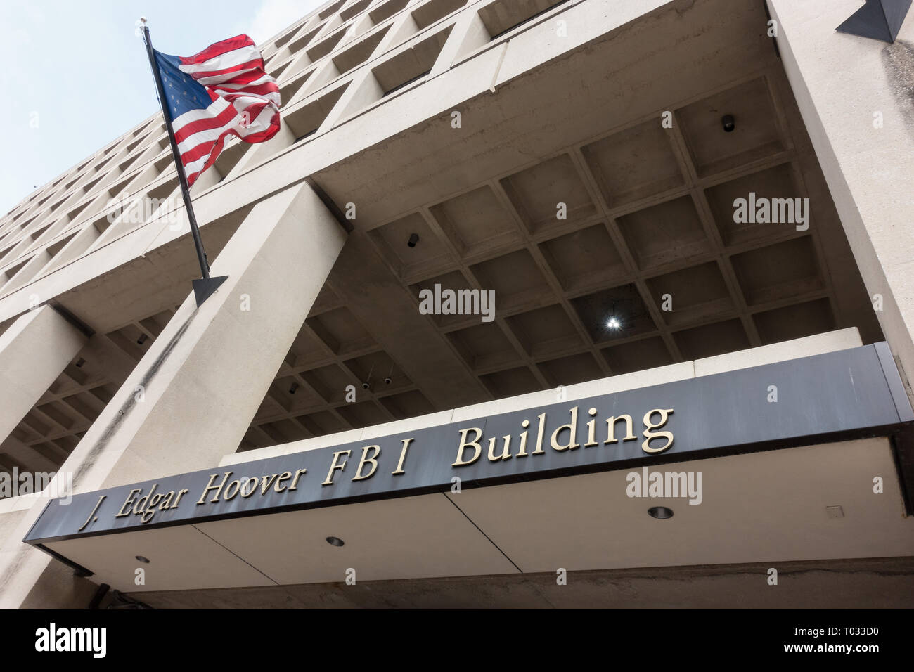 Bâtiment du siège (FBI - Federal Bureau of Investigation sur Pennsylvania Avenue, Washington, DC Banque D'Images