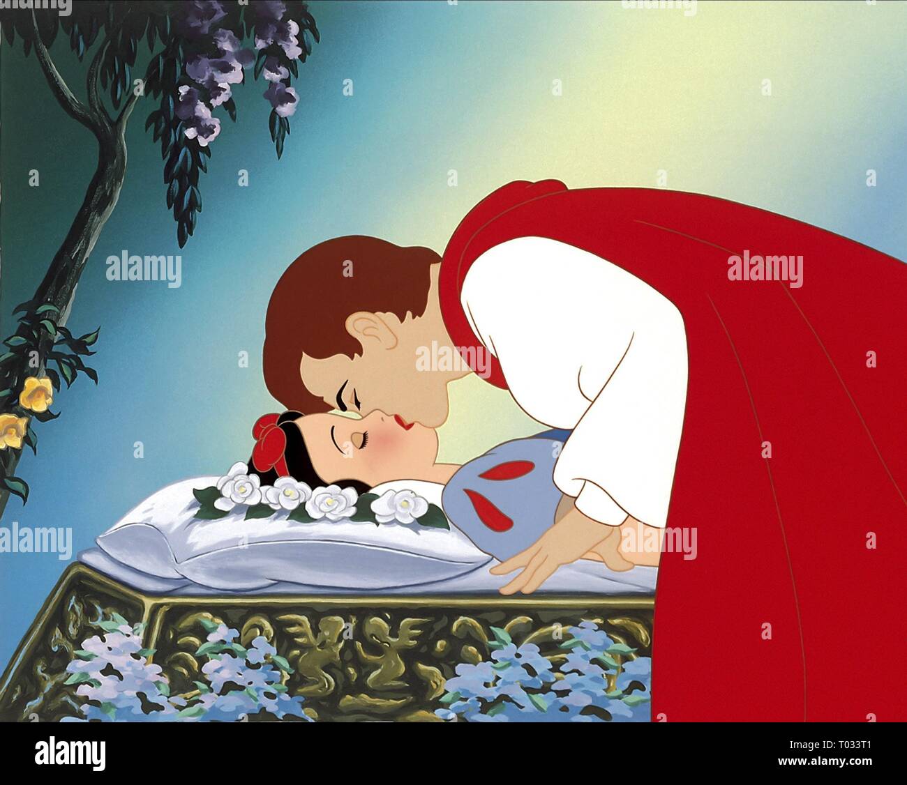Blanche Neige, le prince charmant, Blanche Neige et les Sept Nains, 1937 Photo Stock Alamy