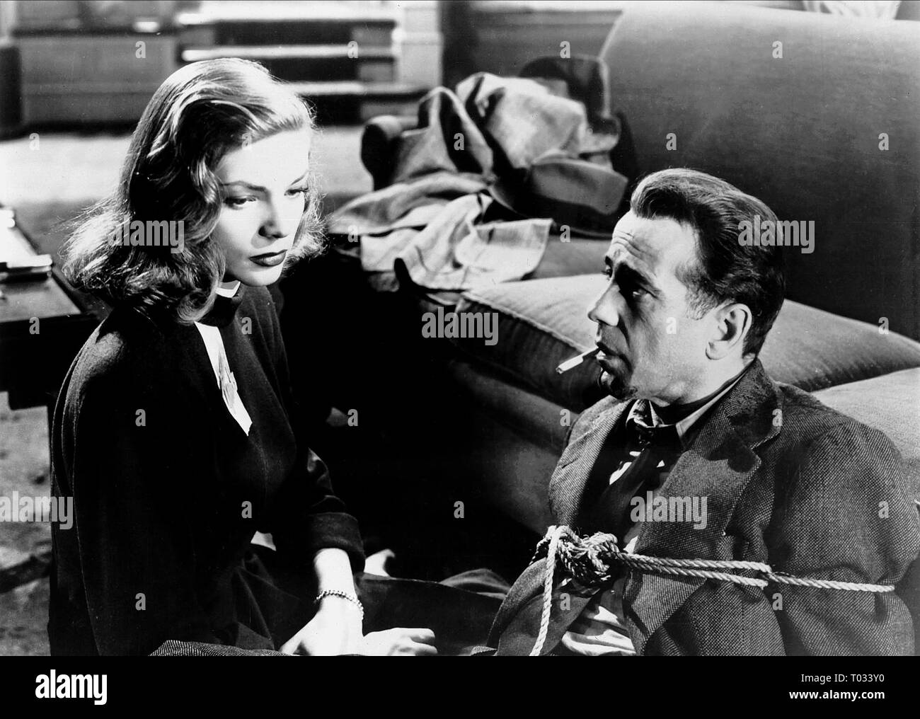 LAUREN BACALL, Humphrey Bogart, THE BIG SLEEP, 1946 Banque D'Images