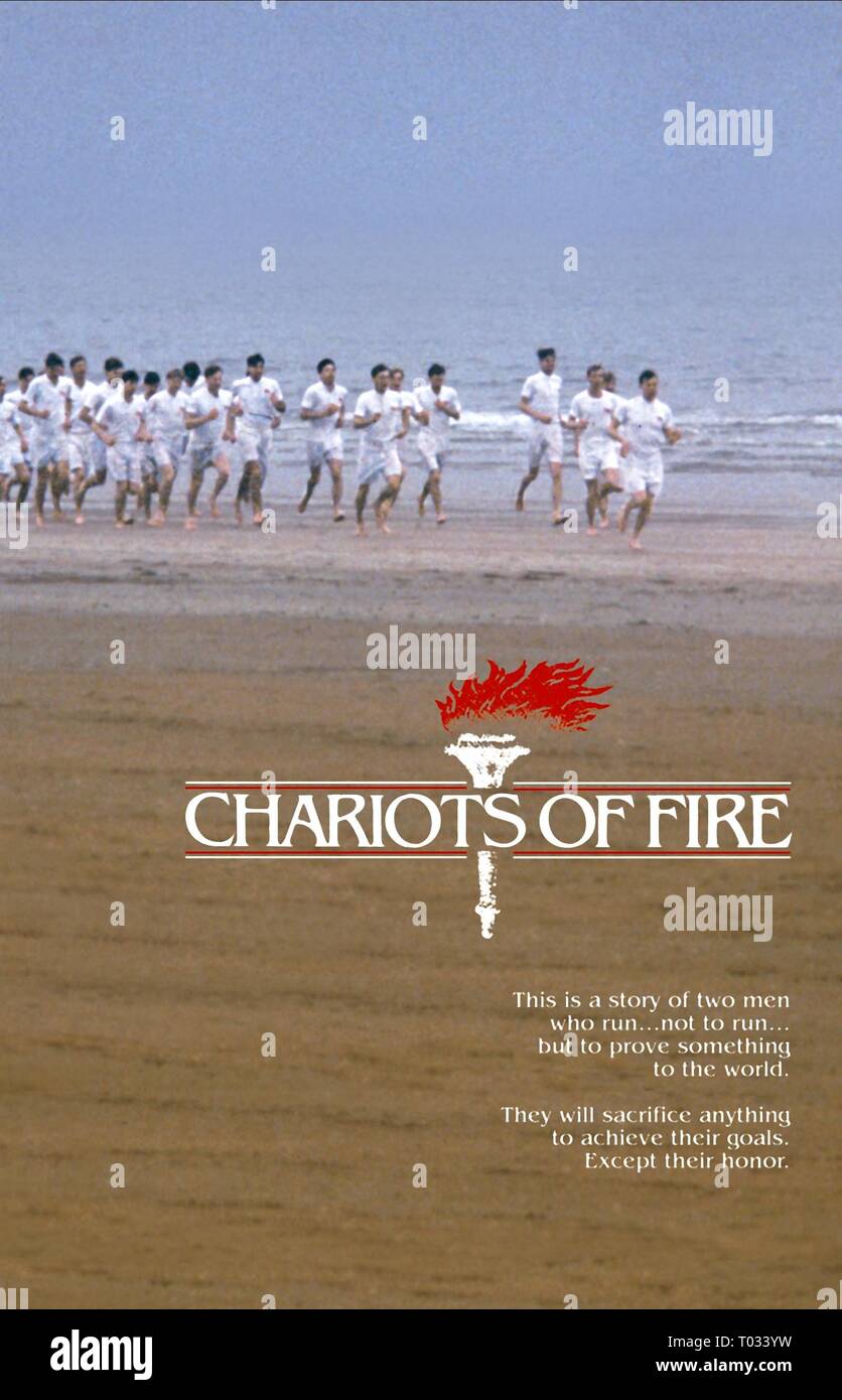 L'affiche de film, les chariots de feu, 1981 Banque D'Images