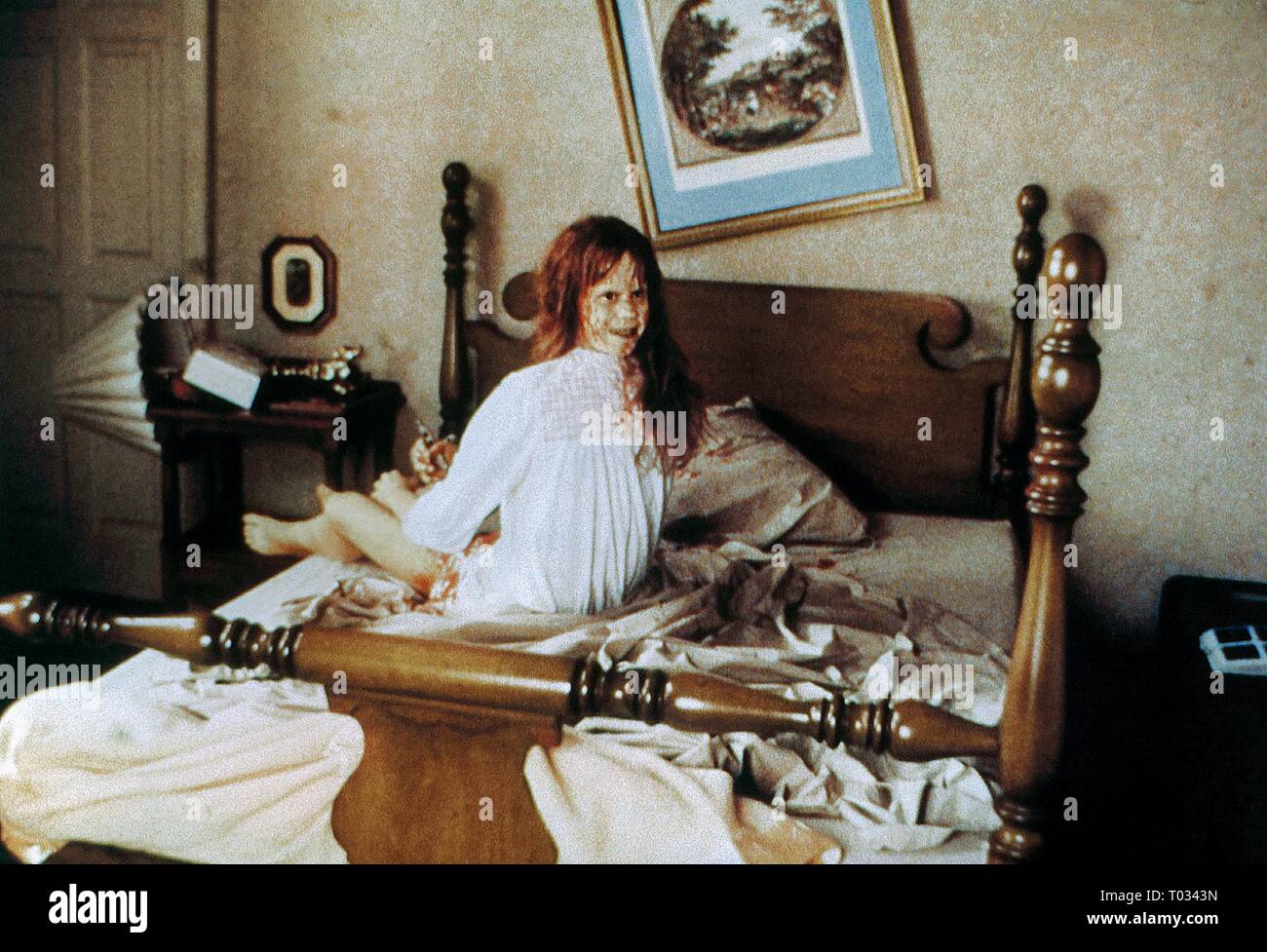 Exorcist 1973 warner film linda Banque de photographies et d’images à