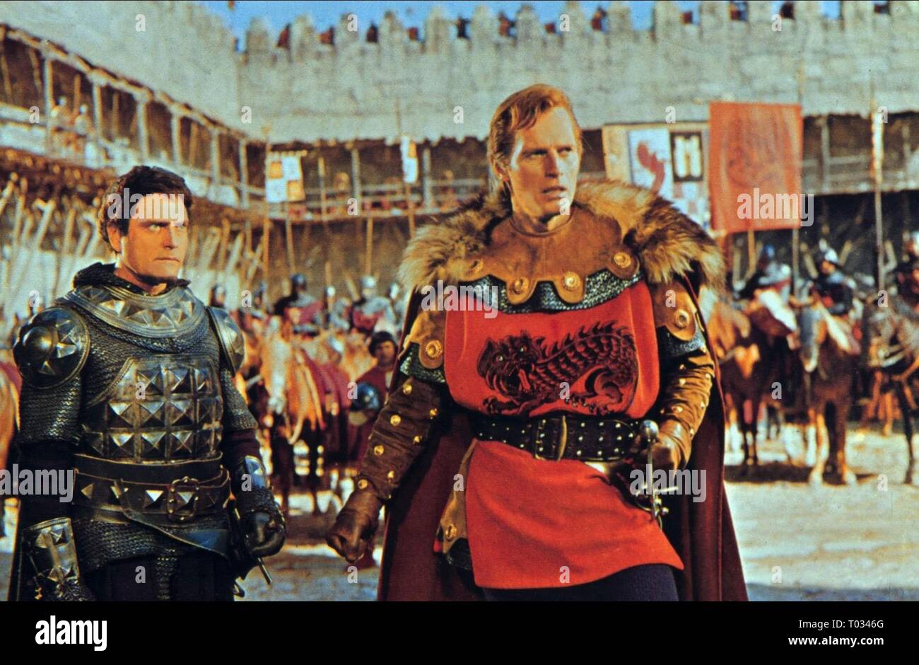 RAF VALLONE, Charlton Heston, EL CID, 1961 Banque D'Images