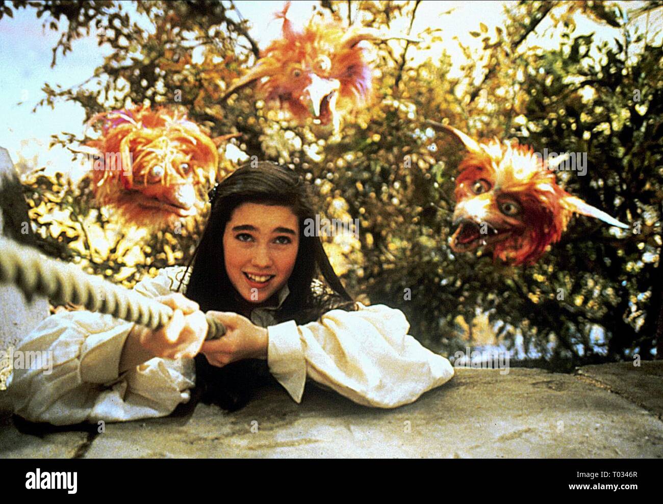 JENNIFER CONNELLY, Labyrinthe, 1986 Banque D'Images