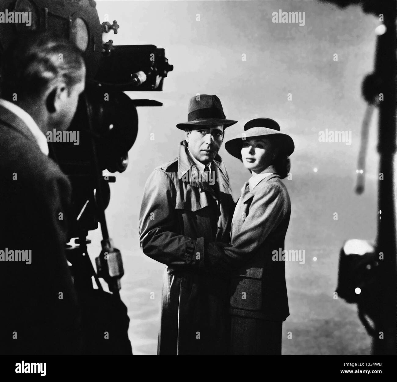 HUMPHREY BOGART, Ingrid Bergman, Casablanca, 1942 Banque D'Images