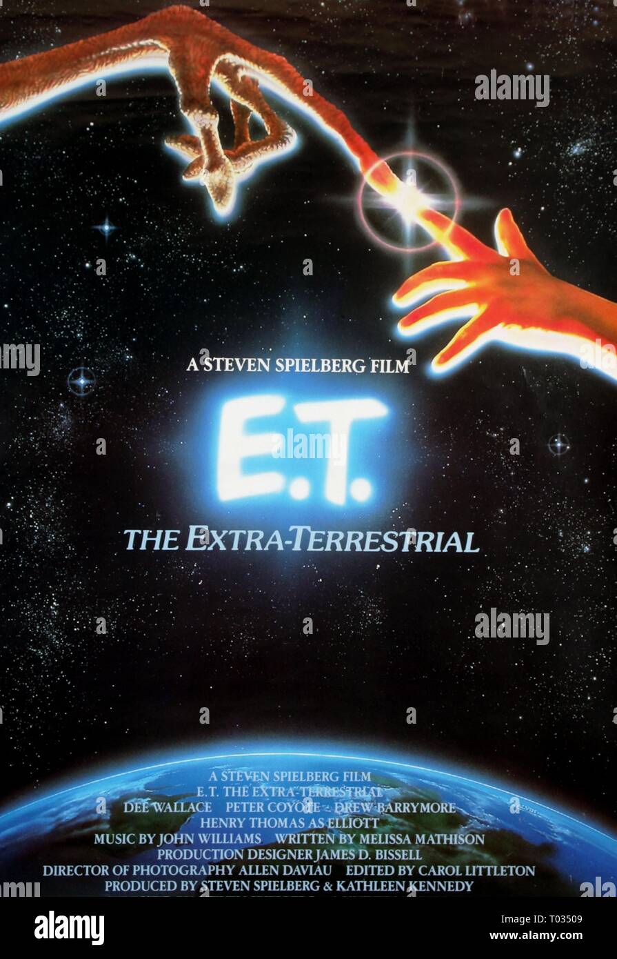 Affiche De Film E T L Extra Terrestre 19 Photo Stock Alamy