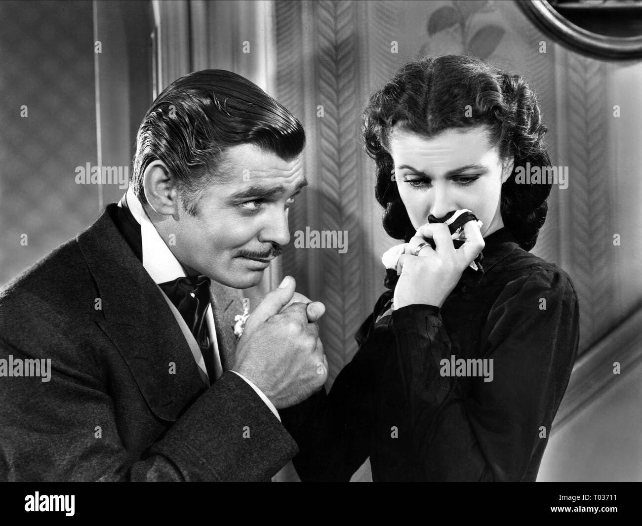 CLARK GABLE, Vivien Leigh, autant en emporte le vent, 1939 Banque D'Images