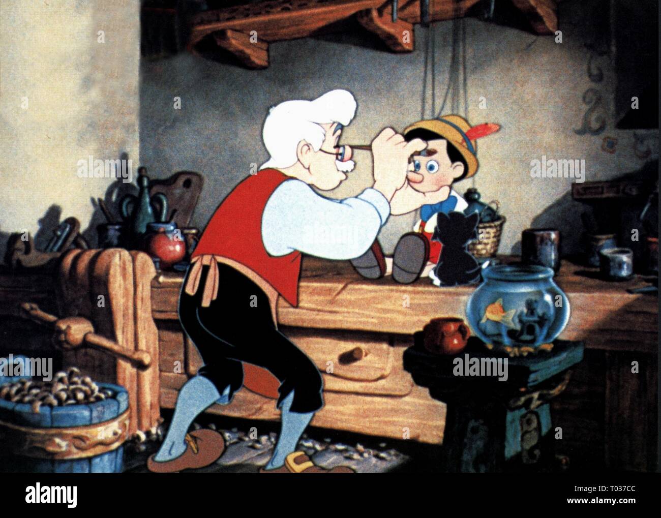 GEPPETTO, Pinocchio, Pinocchio, 1940 Banque D'Images