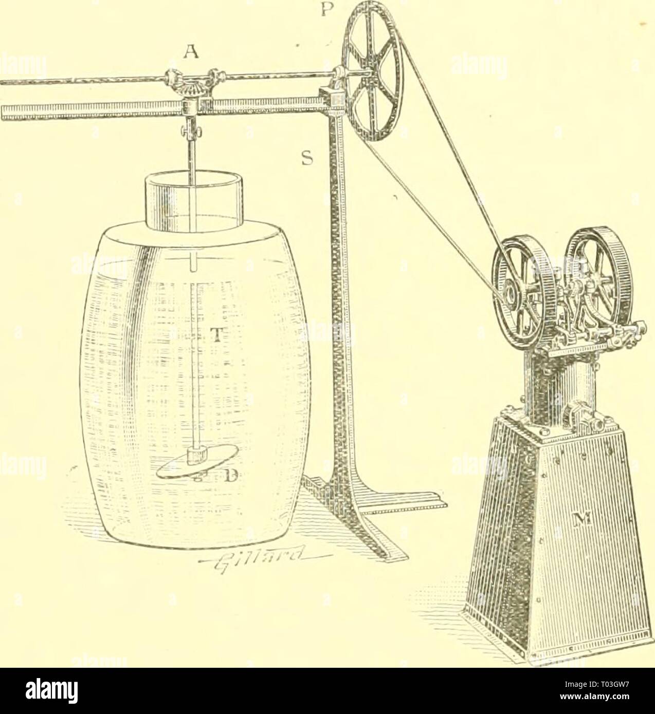 DÃveloppement de la sole (Solea vulgaris) : introduction Ã l'Ãtude de la pisciculture marine . dveloppementde00fabr Année : 1905 230 DEVELOPPEMENT DE LV seule pression, une lige de verre parfailemont Ã droite, la partie infÃi-ieurc de laquelle se trouve un disque de verre fixÃ pretencioso soigneusement et poli sur ses bords. Le disque est percÃ en son milieu d'une ouverture de diamÃ®tre un peu supÃrieur Ã celui de la lige qui le porte, de maniÃ¨re que Ion puisse lui doimer une inclinaison convenaMe el dÃterminÃe par la direction de la section de deuv bouchons de liÃ ge¨frotlc Ã glissant- ment sur dur. Banque D'Images