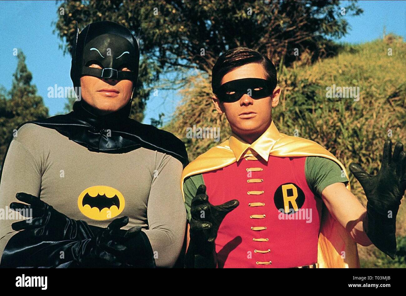 ADAM WEST, BURT WARD, Batman, 1966 Banque D'Images