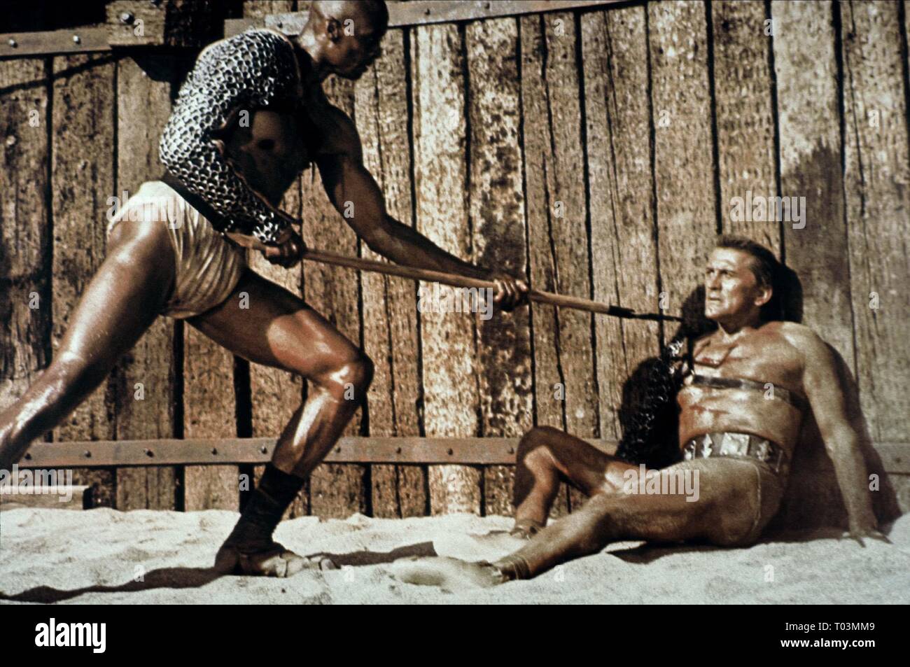WOODY STRODE, Kirk Douglas, Spartacus, 1960 Banque D'Images